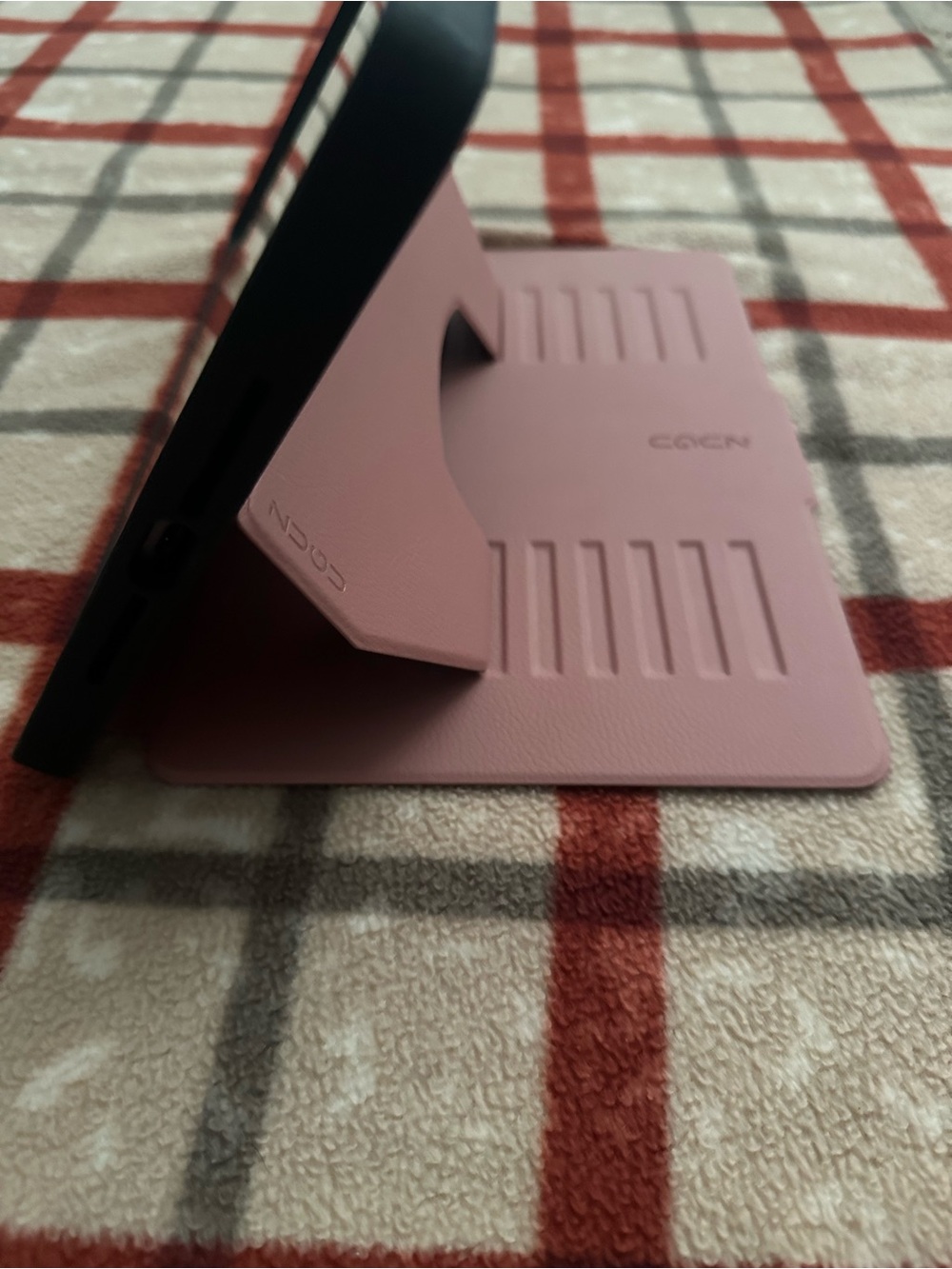 iPad with kickstand case